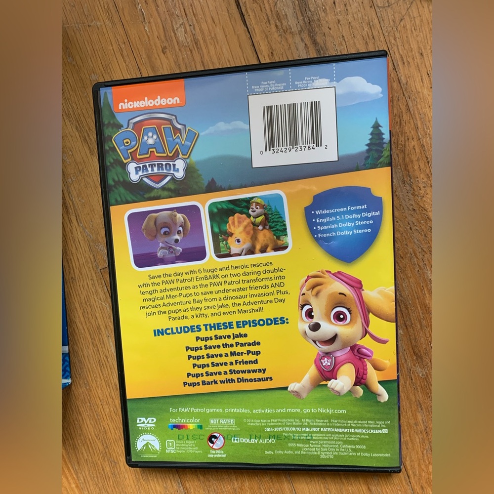 Paw Patrol Rescue Pack DVD Set - Picture 5 of 6